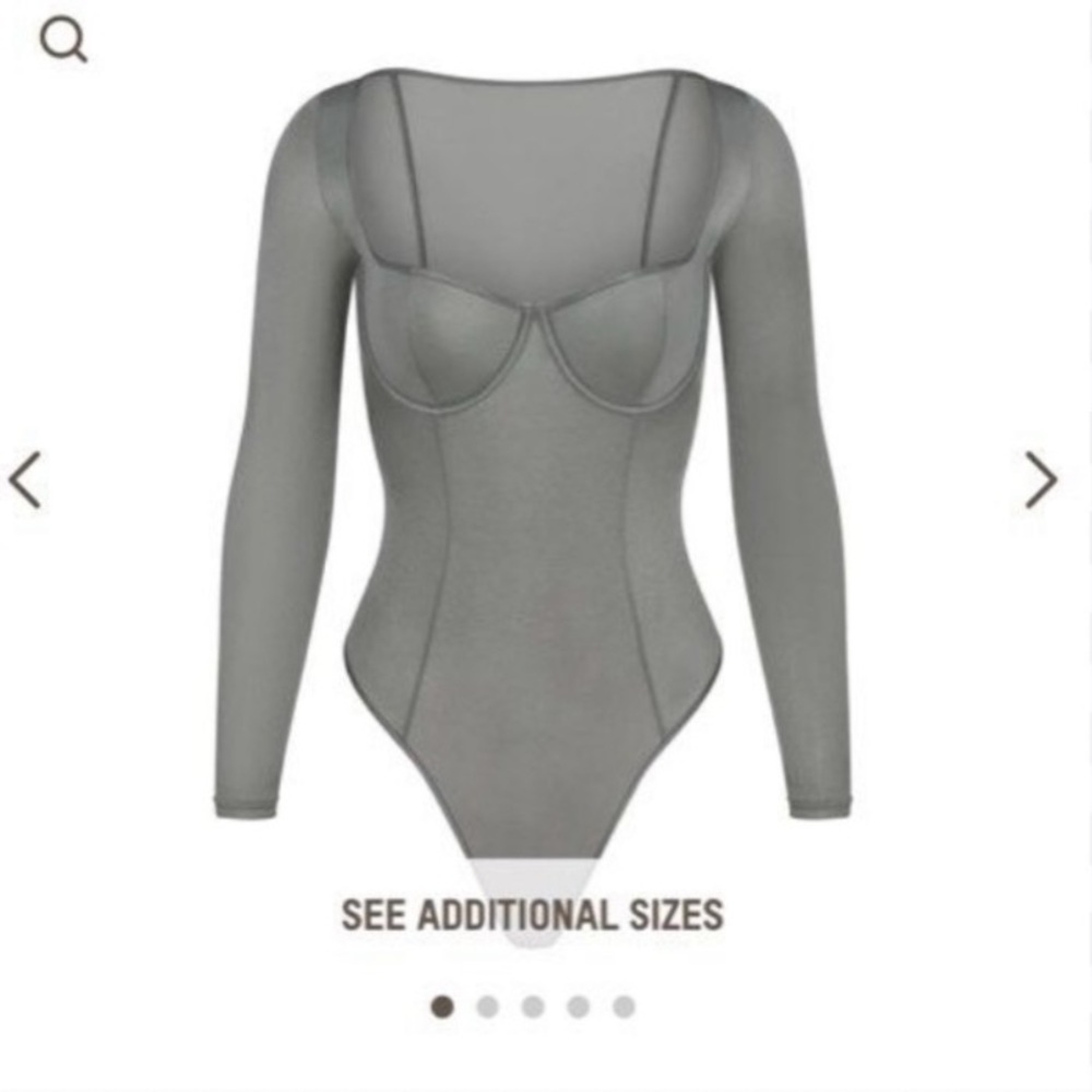 Skims long sleeve glissonette bodysuit